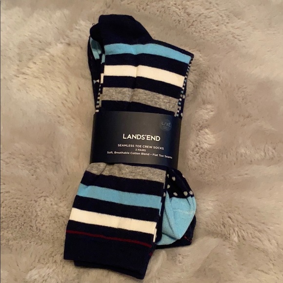 lands end aqua socks